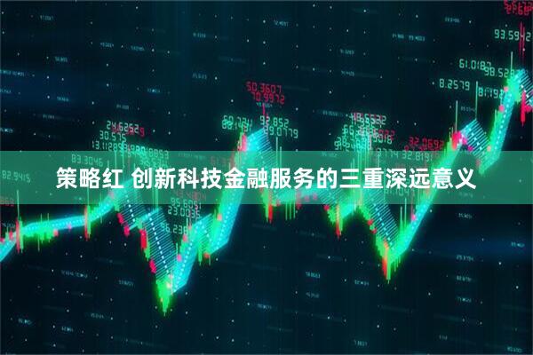 策略红 创新科技金融服务的三重深远意义
