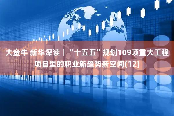 大金牛 新华深读丨“十五五”规划109项重大工程项目里的职业新趋势新空间(12)