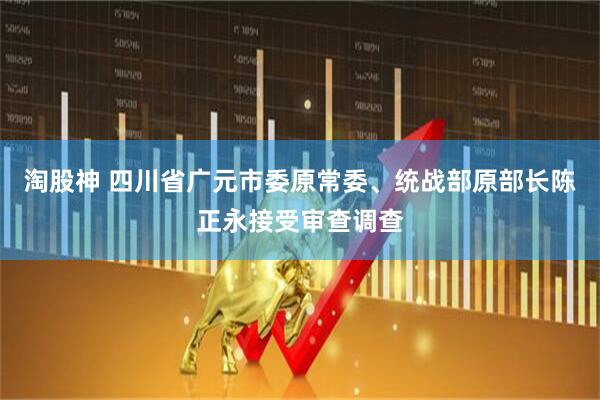 淘股神 四川省广元市委原常委、统战部原部长陈正永接受审查调查