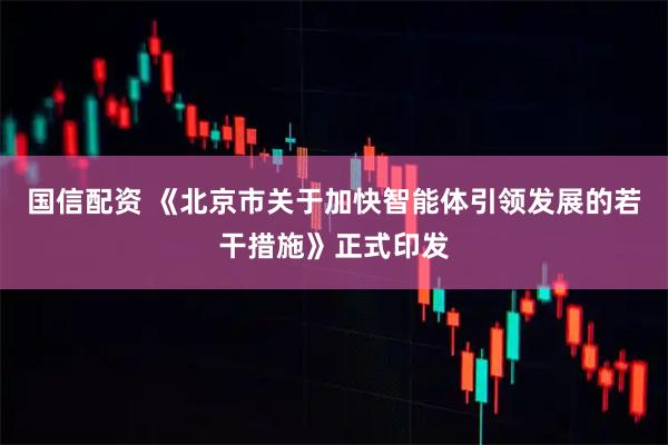 国信配资 《北京市关于加快智能体引领发展的若干措施》正式印发